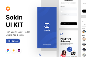 Sokin - Eventfinder UI KIT 