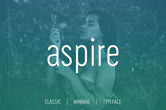 Aspire Sans - Modern Typeface preview 3