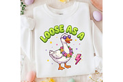 Striped Funny Goose PNG, a Seasonal Illustration by Designking (Thumbnail 3 of 4)