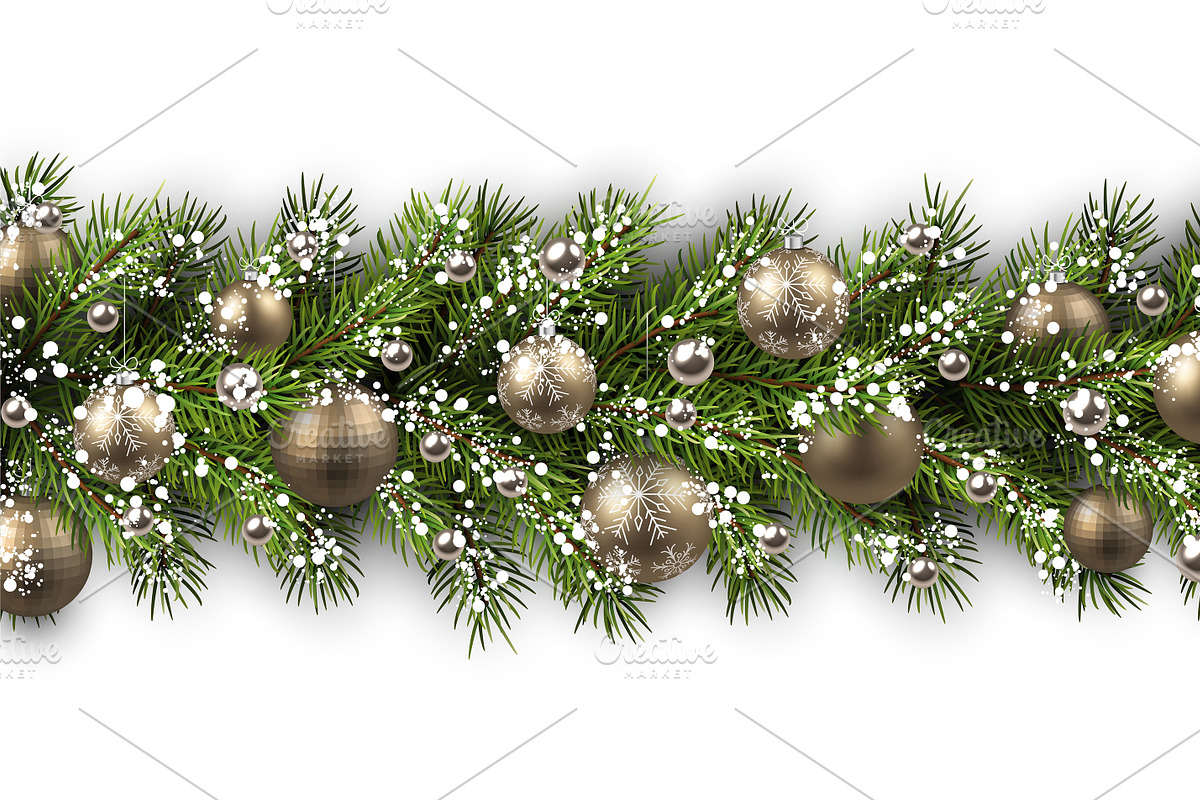 Big golden Christmas & New Year set, a Decorative Illustration by Vjom (Photo 5 of 30)