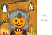 Stay spooky Halloween illustration, a Seasonal Illustration by Yelloo Fish (Thumbnail 2 of 10)