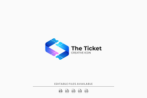 The Ticket Colorful Logo, a Templates & Theme by Artnivora.Std