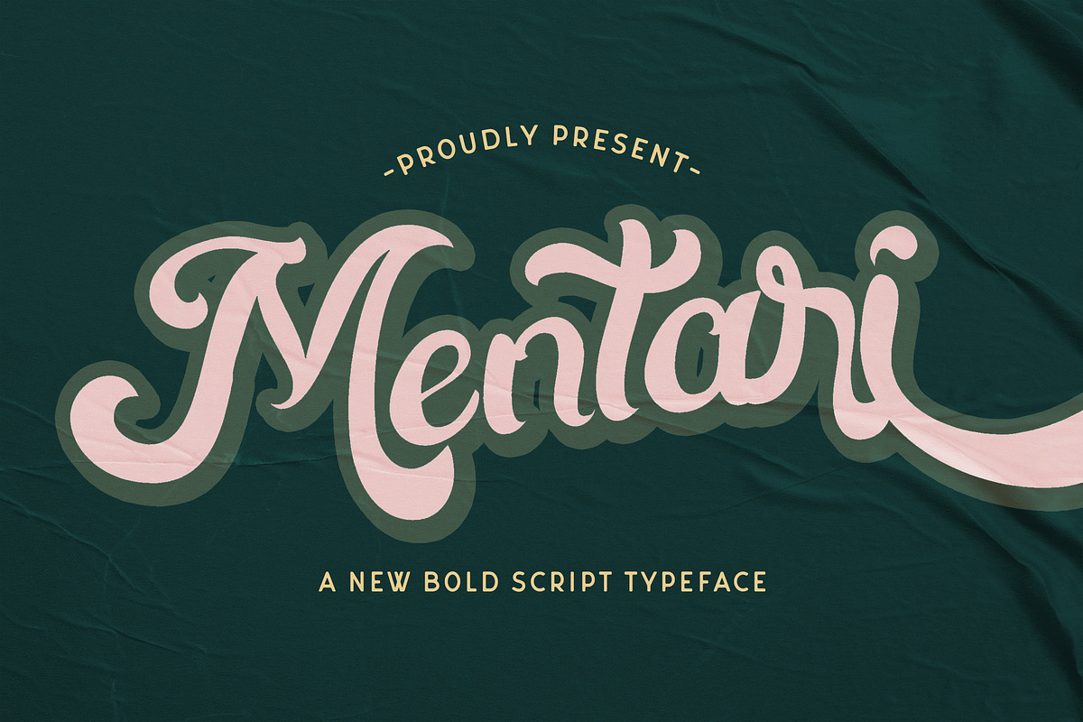 Mentari - Bold Script Font, a Script Font by StringLabs (Photo 1 of 14)