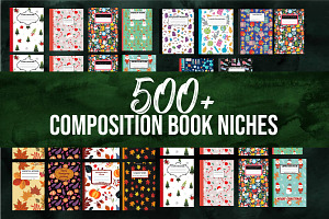 500+ Best Composition Book Niches
