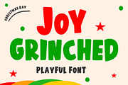 Joy Grinched, a Handwritten Font by Fourteen Letter (Thumbnail 1 of 6)