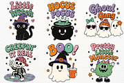 Halloween Ghost Clipart Spooky PNG, a Seasonal Illustration by SugarCloudStudioArt (Thumbnail 3 of 5)