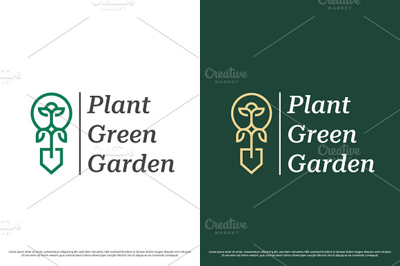 Garden park logo design illustration preview 2