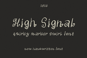Swirly elegant quirky whimsical font, a Handwritten Font by Ashiya Pixel