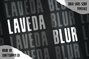 Laveda Blur, a Sans Serif Font by Craft Supply Co. (Thumbnail 1 of 8)