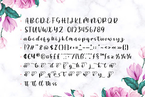 Thaytea - Handwritten Script Font