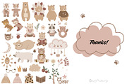 Bear World Vector Clipart & Patterns, an Animal Illustration by CpSnowy (Thumbnail 8 of 8)