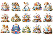 Whimsical Easter Egg Clipart, an Illustration by OK Design (Thumbnail 5 of 6)
