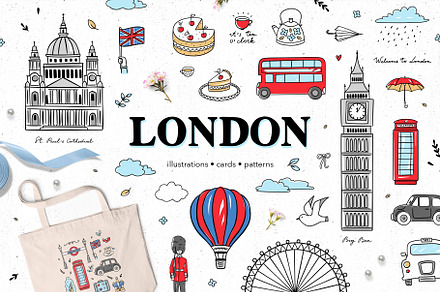 London Illustrations & Patterns
