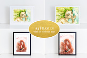 A4 Clean frame mockup bundle (44), a Print Template by BrownLeopard (Thumbnail 2 of 10)