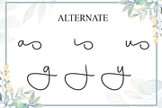 Kanaya | Script Font, a Handwritten Font by Scratchones (Thumbnail 8 of 9)