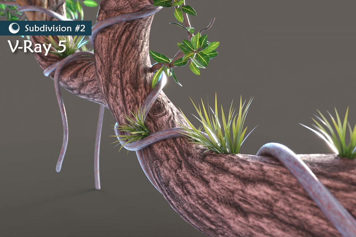 Subdivision&LowPoly fairy tree house, an Architecture 3D Model by Cute & 3D (Photo 10 of 28)