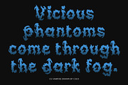 CS Vampire Drawn, a Blackletter Font by Craft Supply Co. (Thumbnail 7 of 8)