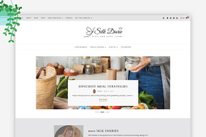 Silk Diaries – WordPress Blog Theme, a WordPress Template by Your Theme Shop