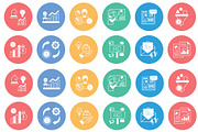 Business Management Vector Icons, an Outline Icon by Vector Portal (Thumbnail 5 of 6)
