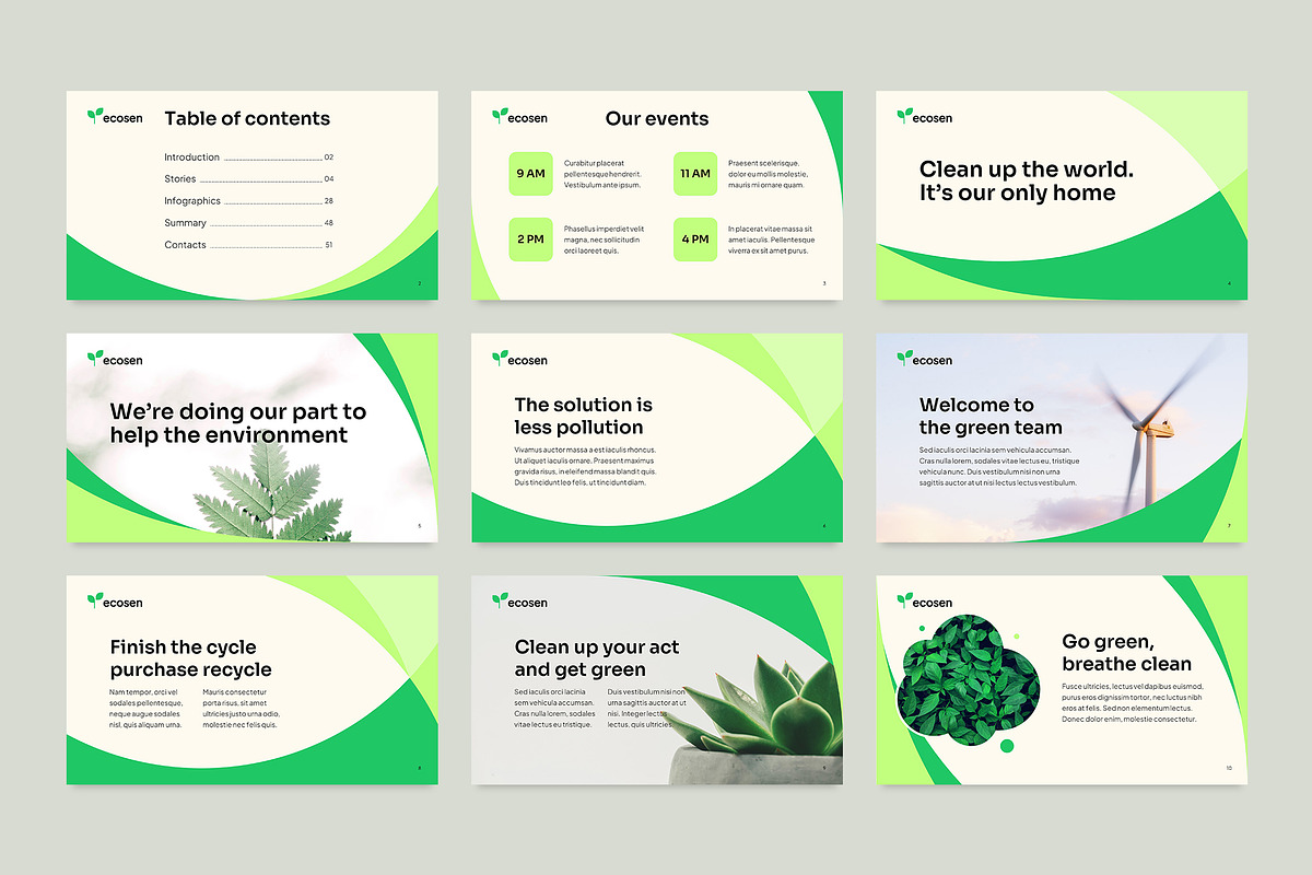 Presentation Ecology, a Presentation Template by TemplatesNow! (Photo 9 of 13)