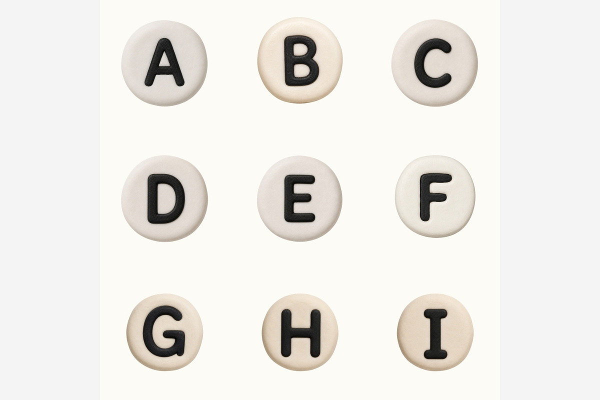 Clay Bead Alphabet PNG Bundle, an Emoji Icon by Tanya Kart (Photo 2 of 6)