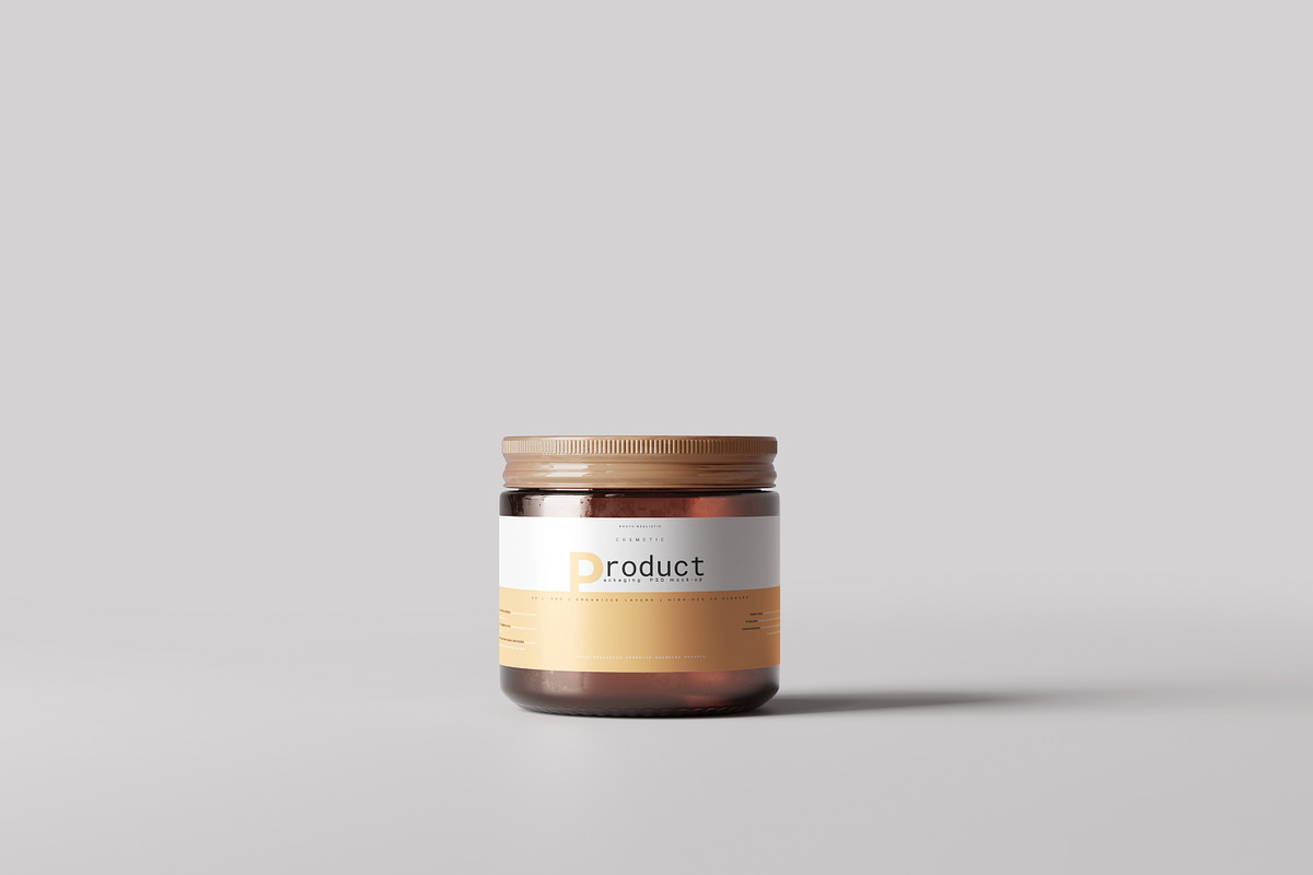 Jar Mockup, a Cups & Container Mockup by pmvch (Photo 1 of 10)