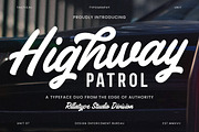 Highway Patrol - Font Duo, a Script Font by Rillatype (Thumbnail 1 of 9)