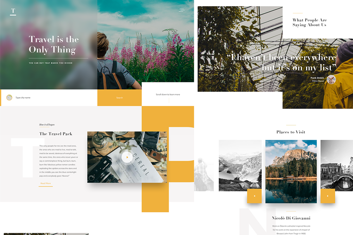 Travel Site, a Landing Page Template by tom-rich (Photo 3 of 5)