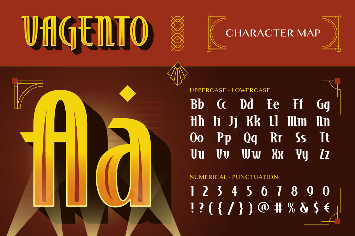 Vagento, a Sans Serif Font by Burntilldead (Photo 2 of 12)