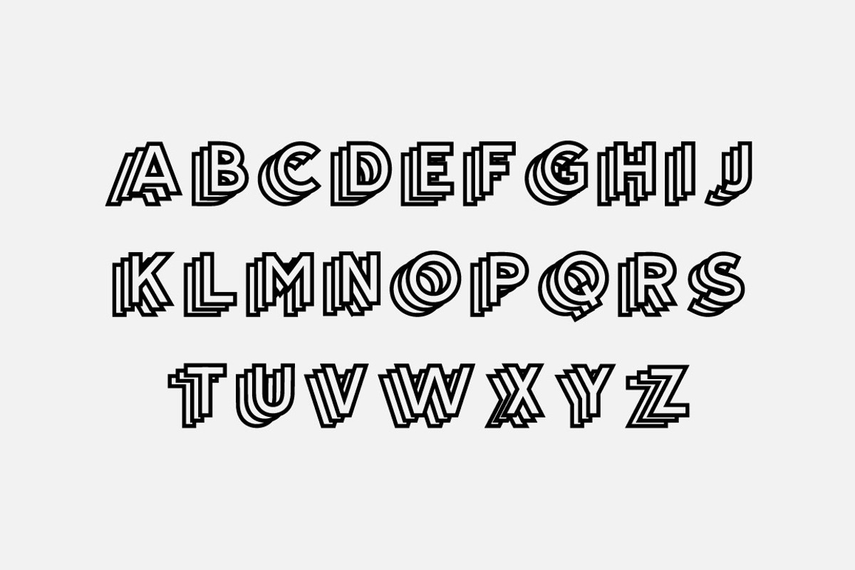 Color Block - Colored Font, a Font by Creative Type