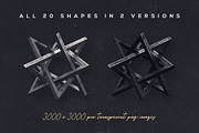 Futuristic 3D Shapes, an Object Graphic by TVartworks (Thumbnail 5 of 10)