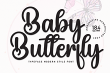 Baby Butterfly | Script Font