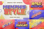 Memphis Text Effects, a Layer Style Add-On by Andrew Skoch Design (Thumbnail 1 of 9)