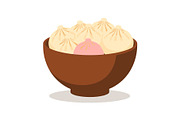 Steamed Dumpling Bowl Clipart, an Object Graphic by Gfx_Store (Thumbnail 3 of 13)