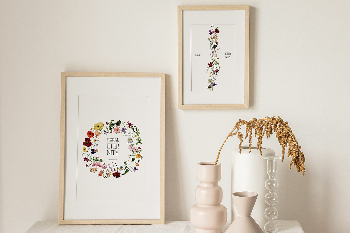 Field Flowers Watercolour Clipart, a Decorative Illustration by whiteheartdesign (Photo 14 of 20)