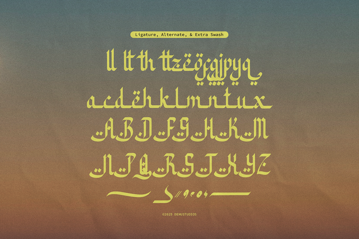 Al Laylie | Islamic Style Font, a Script Font by Denustudios (Photo 12 of 12)