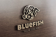 Blue Fish Logo, a Branding & Logo Template by ashenterprise (Thumbnail 4 of 4)