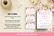 Baby in Bloom Baby Shower Template, an Invitation Template by SmmrDesign (Thumbnail 6 of 7)