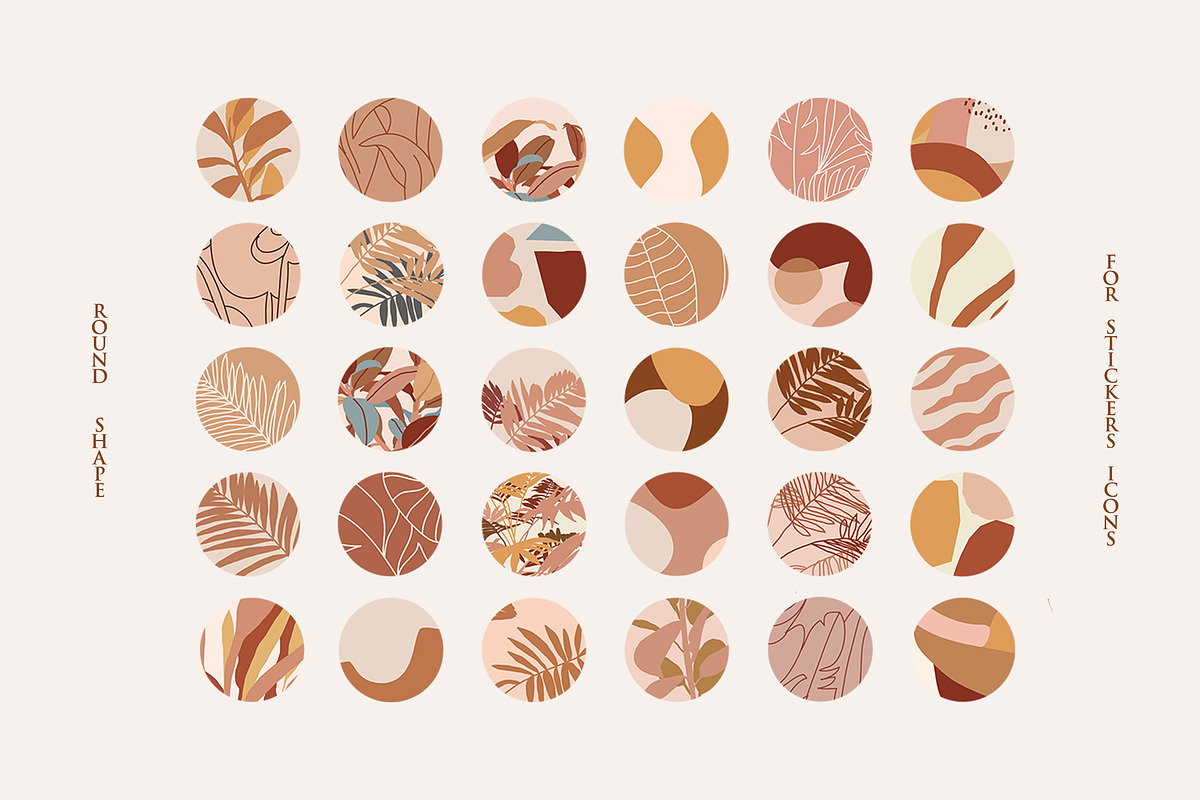 Plant + Abstract Illustration Set, an Object Illustration by Anny (Photo 17 of 19)