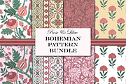 Lilac & Rose Bohemian Patterns, a Pattern Graphic by RachelStudio (Thumbnail 1 of 10)