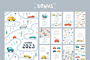 Beep! Kids car collection, a Decorative Illustration by RinSo_art (Thumbnail 6 of 13)