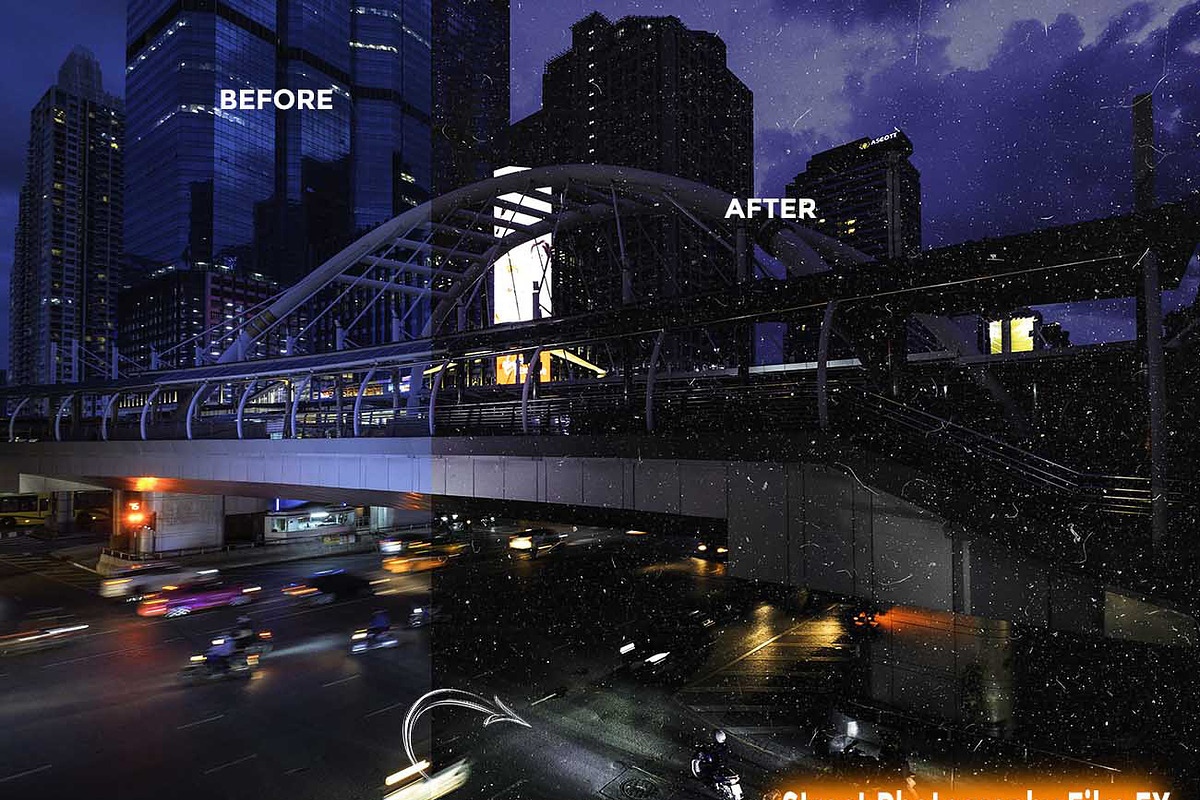 25 Analog FX Photoshop Action Bundle, an Action Add-On by Studio Retouch (Photo 17 of 59)