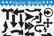 Arrow Svg, Shape, The Flash Svg, an Object Graphic by VectorWorlds (Thumbnail 2 of 3)