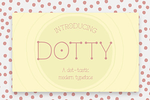 Dotty font + .ai speech bubbles