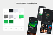 Vega Music IOS UI Kit, an UI Kit Template by uicube (Thumbnail 4 of 5)