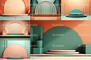 20 Art Deco Podium Backgrounds, a Background Graphic by Incomelion (Thumbnail 3 of 6)