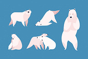 Cute polar bear set, an Animal Illustration by Good Studio (Thumbnail 3 of 6)