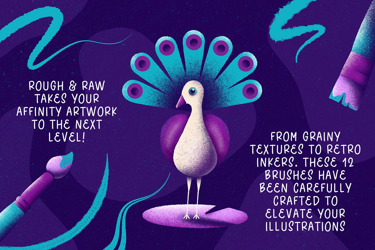 Rough & Raw - Affinity Brushes, a Brush Add-On by Shoutbam (Photo 3 of 9)