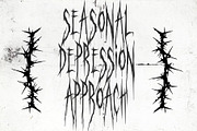 Sanctum — Metal Display Font, a Handwritten Font by Any-Type® Foundry (Thumbnail 3 of 8)