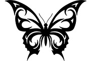 Elegant Butterfly Silhouette, an Object Graphic by Designer_Momina (Thumbnail 11 of 18)